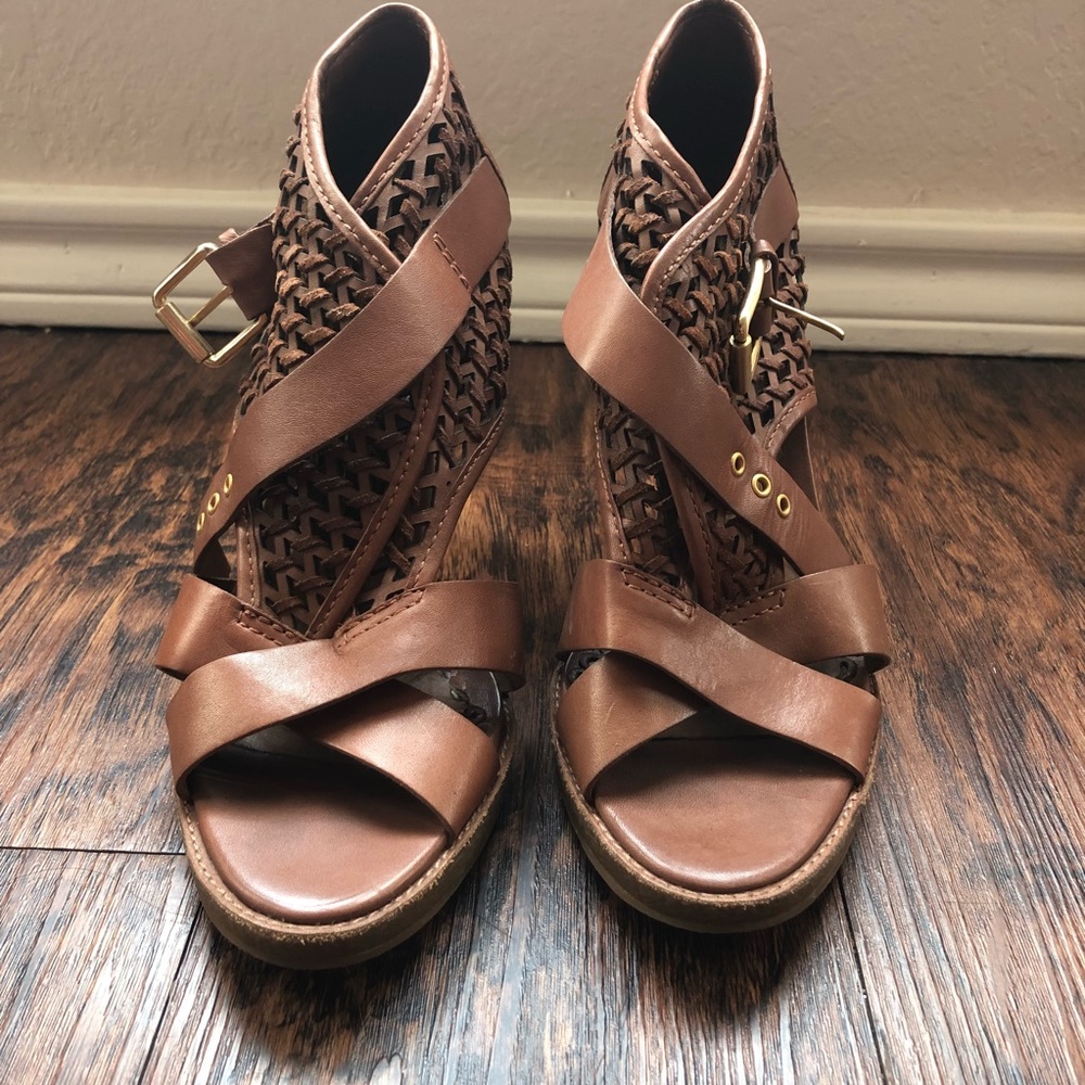 Juicy Couture leather stiletto bootie